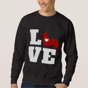 Corgi Kärlek Corgi Lång Ärmad Tröja