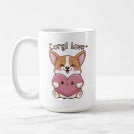 Corgi Kärlek Kaffemugg