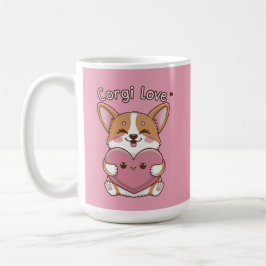 Corgi Kärlek Kaffemugg