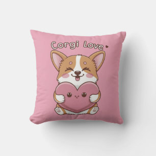Corgi Kärlek Kudde