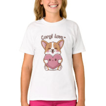 Corgi Kärlek T-Shirt