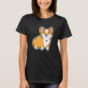 Corgi Kids Women Bara en flicka som Kärlek Corgis T Shirt
