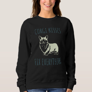 Corgi Kisses Åtgärda allt - Rolig hund Älskare T Shirt