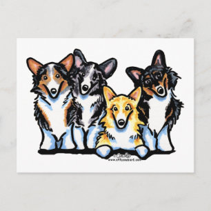 Corgi Klan Vykort