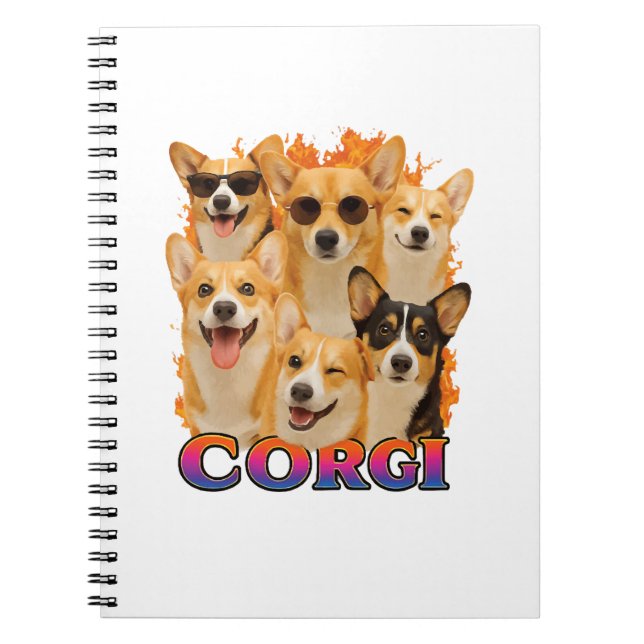 Corgi-kopia Anteckningsbok (Framsidan)