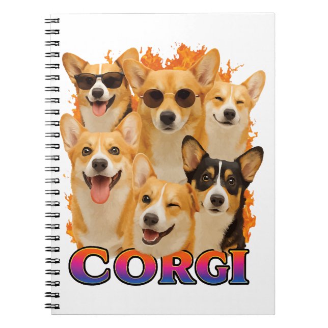 Corgi-kopia Anteckningsbok (Framsidan)