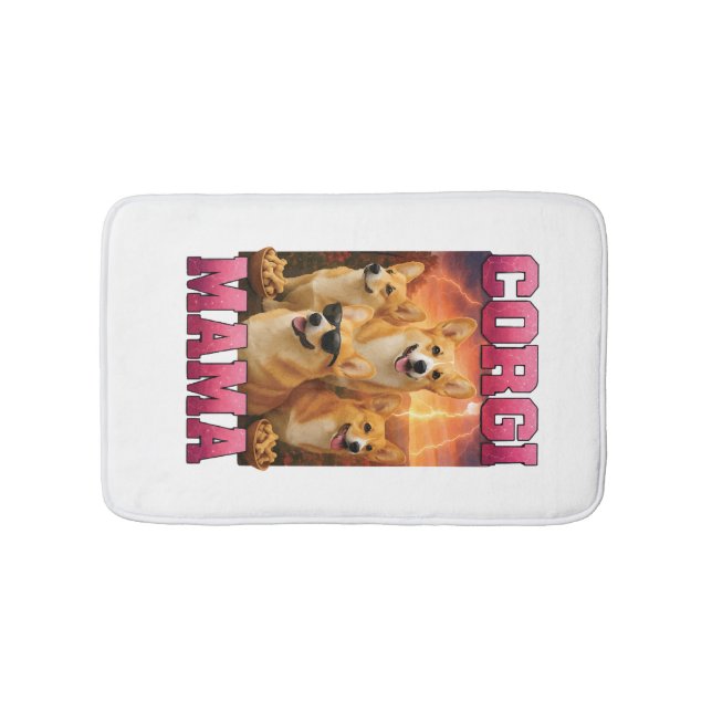 Corgi Kopiera Kopiera Badrumsmatta (Framsidan)