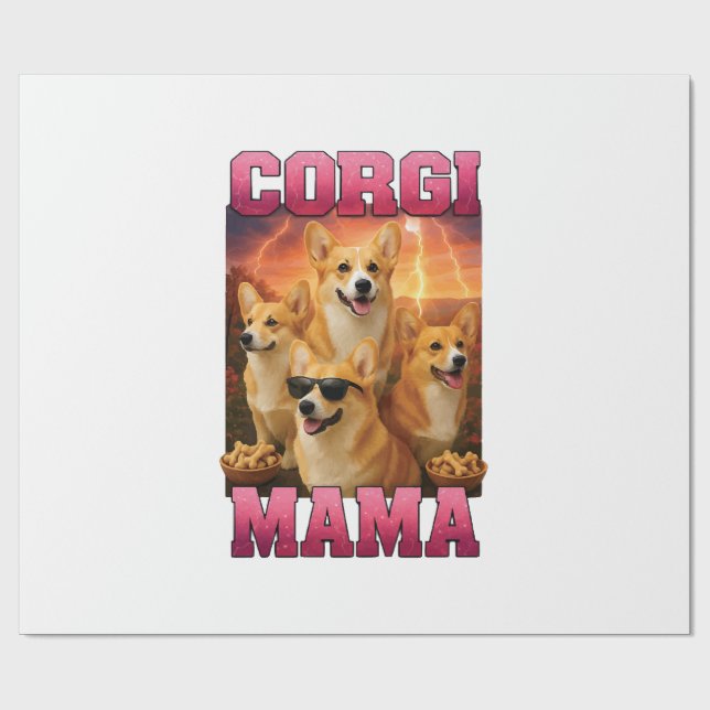 Corgi Kopiera Kopiera Presentpapper (Platt)