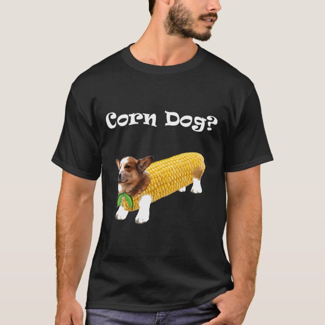Corgi korndog t shirt (Framsida)