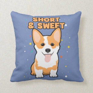 Corgi - kort och söt gullig hundtecknad, novelty kudde