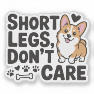 Corgi Korta Ben Bryr Sig Inte Roligt Citat Klistermärken