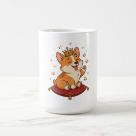 Corgi Kung Mugg Cuten Corgi Älskare Present Royal