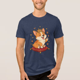 Corgi Kung Söt Corgi Hund Älskare Kunglig Krona T Shirt