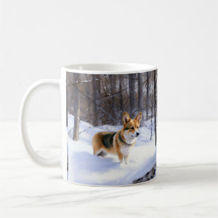 Corgi Låt det snöa jul Kaffemugg