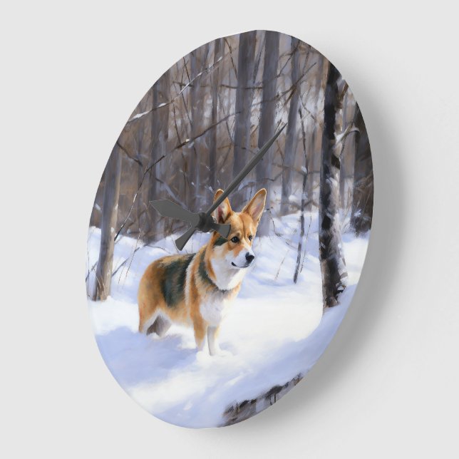 Corgi Låt det snöa jul Stor Klocka (Vinkel)