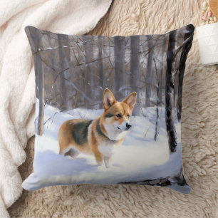 Corgi Let It Snow Jul Kudde
