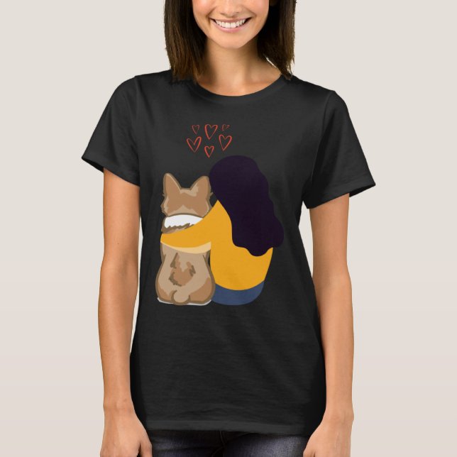 corgi life corgi t shirt (Framsida)