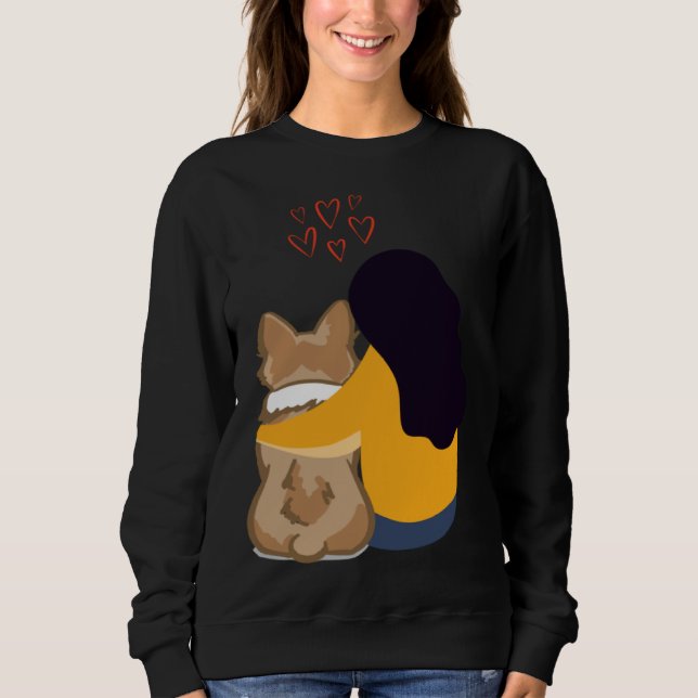 corgi life corgi t shirt (Framsida)