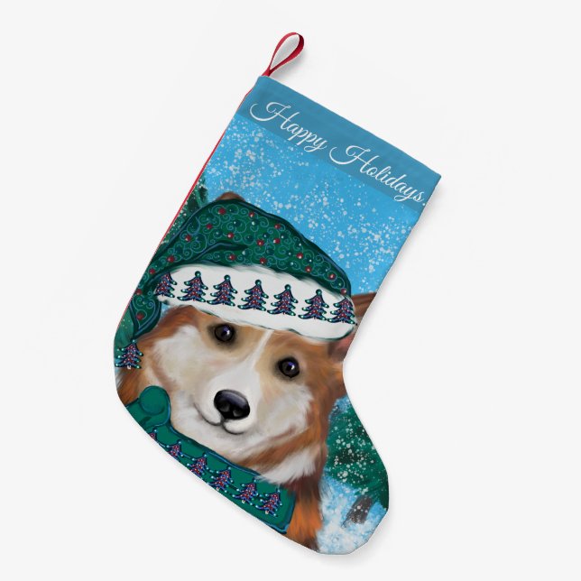 Corgi Liten Julstrumpa (Framsidan (Hängande))