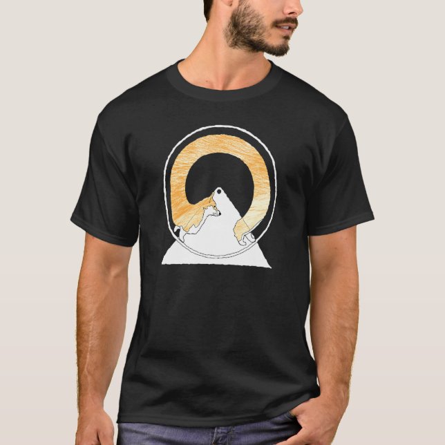 Corgi Löpbandsträning T Shirt (Framsida)