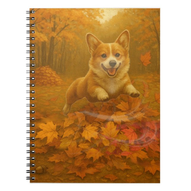 Corgi löv hopp anteckningsbok (Framsidan)