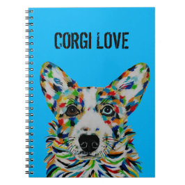 Corgi Love anteckningsbok 6,5" x 8,75"