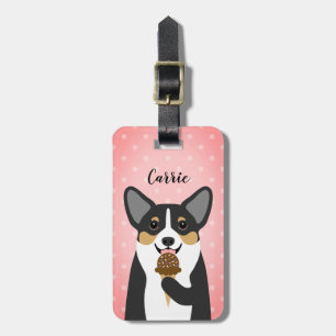 Corgi Luggage Tags Bagagebricka