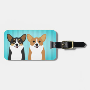 Corgi Luggage Tags Bagagebricka