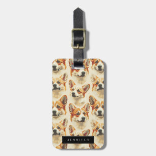 Corgi Luggage Tags Bagagebricka