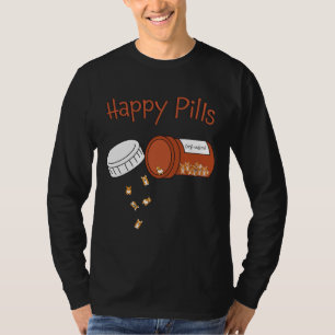 Corgi Lycklig Pills T Shirt