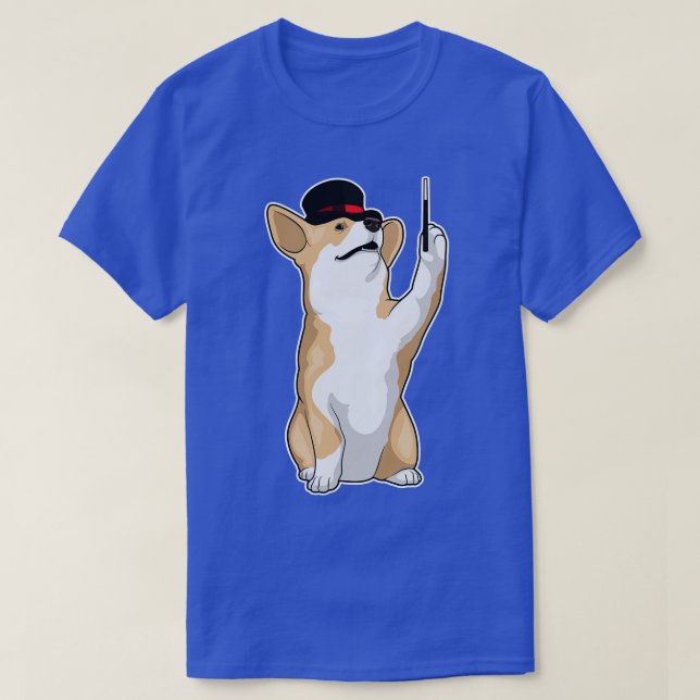Corgi Magician Magic trollspö T Shirt (Design framsida)