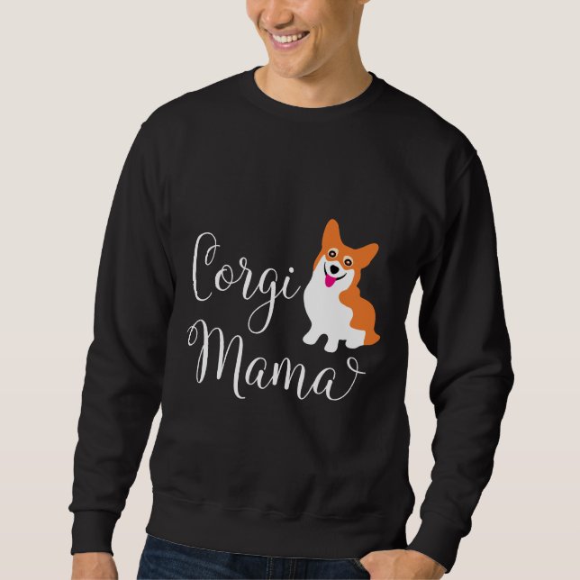 Corgi Mamma 130 Lång Ärmad Tröja (Framsida)