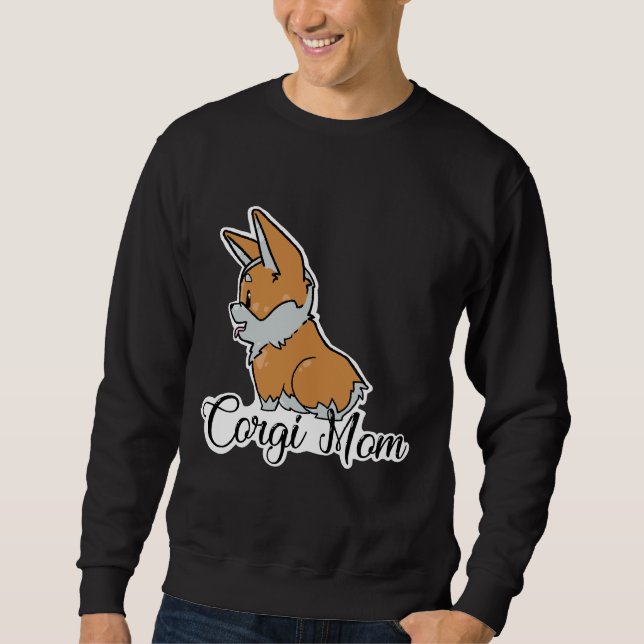 Corgi Mamma 276 Lång Ärmad Tröja (Framsida)