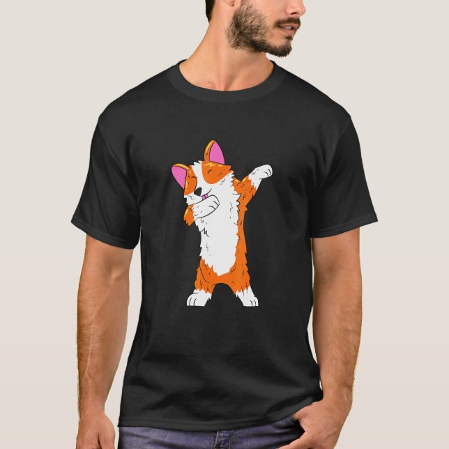 Corgi Mamma eller Pappa T Shirt (Framsida)