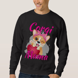 Corgi Mamma för Mor X S-dagen Lång Ärmad Tröja