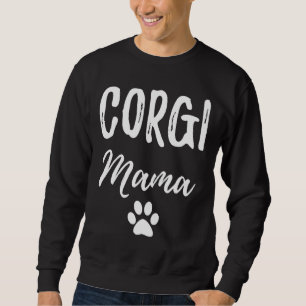 Corgi Mamma Hund Hund Mamma Lång Ärmad Tröja