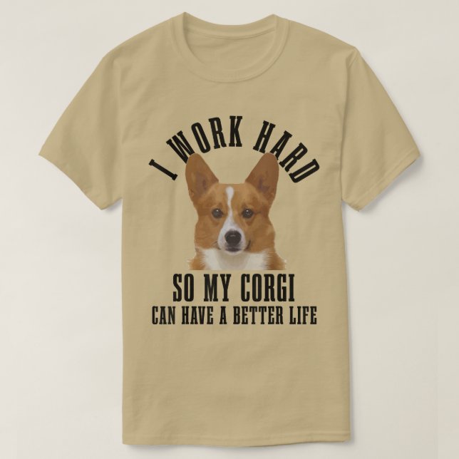 Corgi Mamma Hund Pappa Funny Corgi-560 T Shirt (Design framsida)