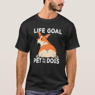 Corgi Mamma Hundägare Life Goal Pet hela Hundar T Shirt