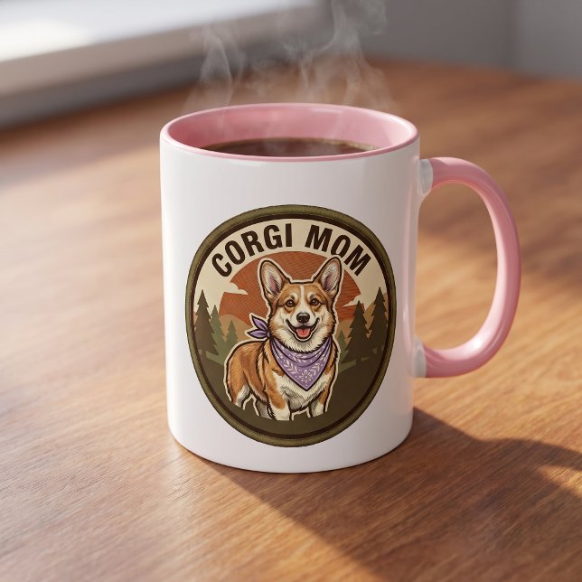 Corgi Mamma Kaffemugge | Welsh Corgi Hund Mamma Pr Mugg (Skapare uppladdad)