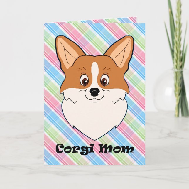 Corgi Mamma Kort (Framsida)