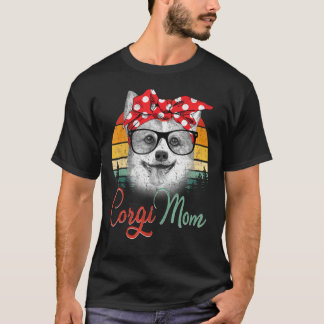 Corgi Mamma Mamma Corgi Mamma Hund Mors dag T Shirt