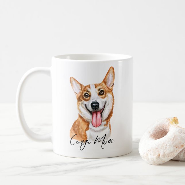 Corgi Mamma Mugg (Med munk)