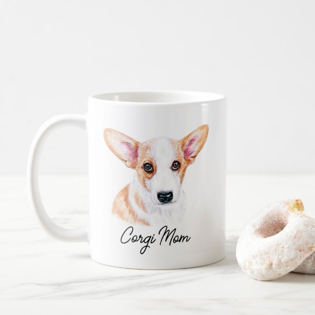 Corgi Mamma Mugg (Med munk)