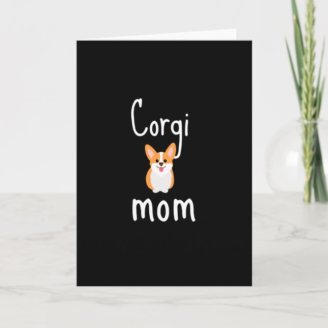 Corgi Mamma - Sketch Corgi Kort (Framsida)
