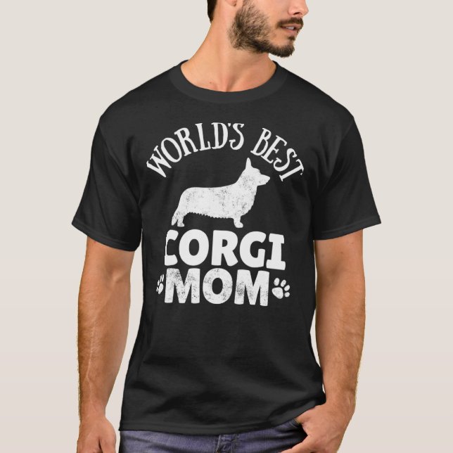 Corgi Mamma Tröja Hundpromenaddräkt (Framsida)