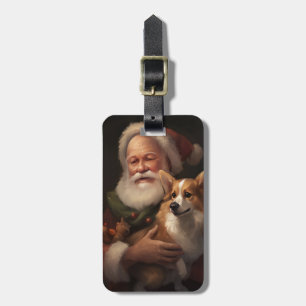 Corgi med Jultomten julafton Bagagebricka
