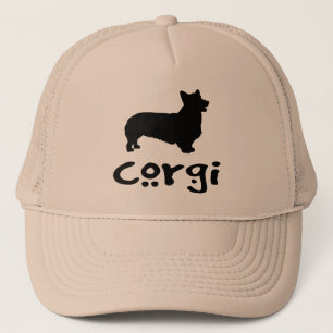 Corgi med kall text truckerkeps