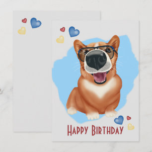 Corgi med solglasögon. Corgi älskare