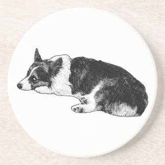 Corgi med tydlig fokus underlägg