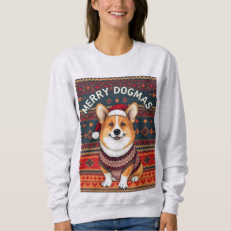 Corgi Merry Dogmas T Shirt